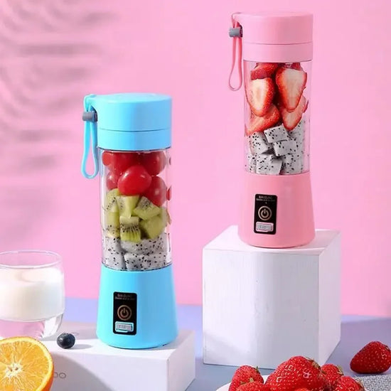 Mini Juicer Portable Blender Fruit Smoothie Milkshake Electric Juicer USB Rechargeable Juice Cup Food Processor Kitchen Supplies